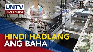 DOTR tiniyak na tuloy ang konstruksyon ng Metro Manila Subway sa kabila ng pagbaha