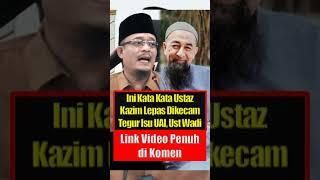 Ustaz Kazim Elias Kena Kecam Bersuara Isu Ustaz Azhar Ust Wadi Tak Dibenar Ceramah di Selangor
