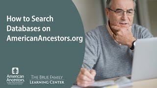 How to Search Databases on AmericanAncestors.org