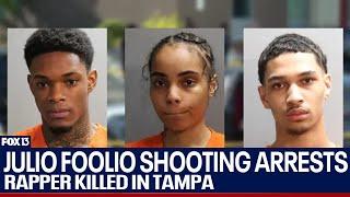 3 arrested in rapper Julio Foolio’s shooting death