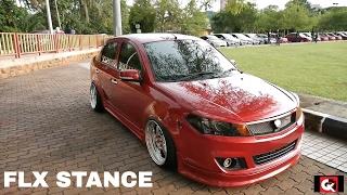 Proton Saga FLX Chili Red Stance by lady owner - Saga Nite Fever 2017