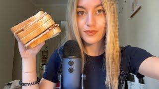 EATING TOAST  rispondo ai vostri commenti muckbang asmr ita