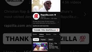 Shoutout to Rapzilla for dropping “The GOAT” on their channel  #godisthegoat #godsplan #chhmusic