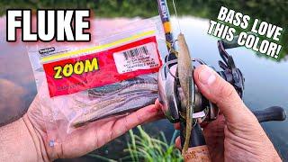 Flukes in Grass Catch PICKY BASS Bank Fishing Pressured Lake