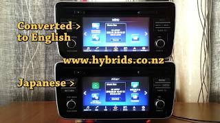 Nissan Leaf 40kWh ZE1 - Head Unit Upgrade to Android Auto & Conversion to English