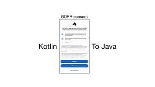 Admob Ump GDPR Java implementation and fix the consent status