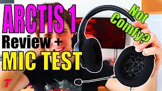 SteelSeries Arctis 1 Headset Review and Microphone Mic Test - NOT Comfy? 2020