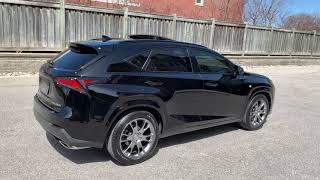 Lexus NX 200t blacked out with 19” F -Sport OEM Forged wheels