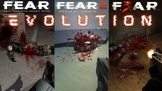 Evolution of F.E.A.R. games 2005-2011  F.E.A.R vs F.E.A.R. 2 vs F.E.A.R. 3 Comparison PC 4K