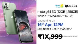 Moto g64 5g - confirm spec & India launch date Moto g64 5g india price - best phone under 12k 2024