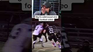 Big AJ reacts to his viral football video 