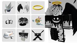 22 THE BEST BLACK AND WHITE FREE ITEMS ROBLOX 2024