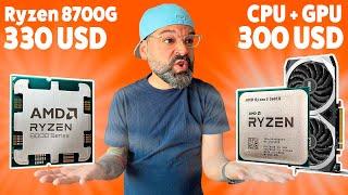 el PROBLEMA con los nuevos APUs Ryzen 8700G y 8600G de AMD 