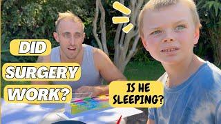 Is He Sleeping?? *DID SURGERY HELP?*  Aussie Autism Family