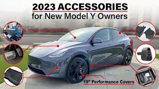 2023 Must Have Accessories for New Model Y Owners #tesla #2023