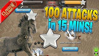 100 ATTACKS IN THE LAST 15 MINUTES OF WAR