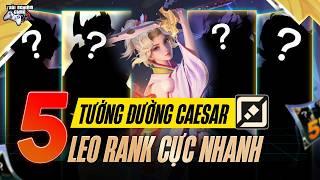 Liên Quân Top 5 Tướng Solo Đường Caesar Leo Rank Cực Nhanh Giữa Mùa S3 2024 TNG