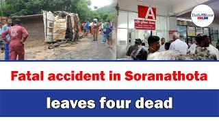 Fatal accident in Soranathota leaves four dead