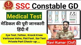 SSC GD MEDICAL 2023 2024  SSC GD Medical Test Full Process  SSC GD Constable Medical Test Details