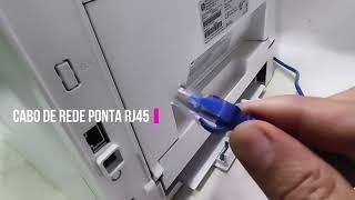 Como fazer a instalação da impressora HP LASER M408DN408DN na rede - identificação do IP DHCP.