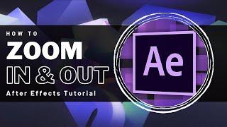 After Effects - How To Zoom In & Out of Video