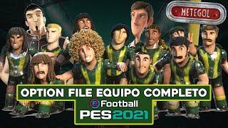 OPTION FILE DE LA PELÍCULA DE METEGOL PARA PES 2021  100% GRATUITO