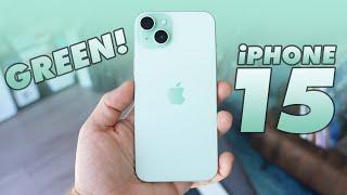 Green iPhone 15 is Minty Unboxing & Color Impressions
