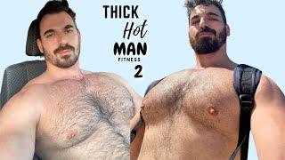 Thick  Hairy Bodybuilder  Macho Man  Fitness 2