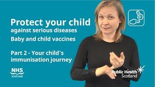 Protect your child from serious diseases BSL Part 2 - Your childs immunisation journey