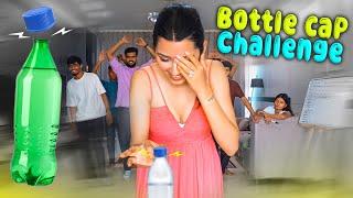 One Eye Bottle Cap Challenge  Neetu Bisht & Teams Hilarious Game