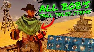 ALL Bobs Tall Tales ITEMS and SKINS Guide What You Get and How Ark Survival Ascended NEW OP ITEMS