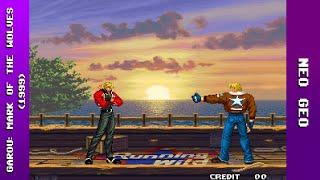 Garou Mark of the Wolves Longplay Neo Geo QHD Rock Howard