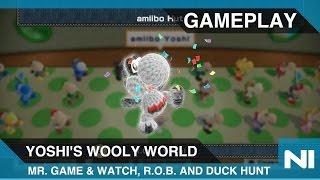 Mr. Game & Watch R.O.B. and Duck Hunt amiibo Patterns - Yoshis Woolly World