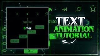 DIRECTION BLUR TEXT ANIMATION TUTORIAL \ - alight motion