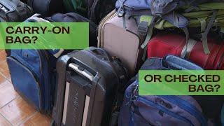 Carry On Vs. Checked Bag Which Should You Pack?