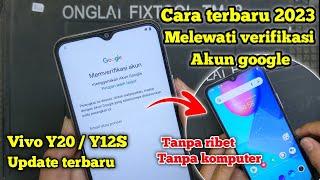 CARA TERBARU 2023 MELEWATI VERIFIKASI AKUN GOOGLE VIVO Y20  Y12S UPDATE TERBARU TANPA KOMPUTER