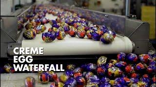 Inside Cadbury CREME EGG WATERFALL