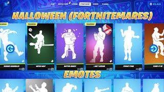 All Halloween Fortnitemares Emotes Item Shop Fortnite