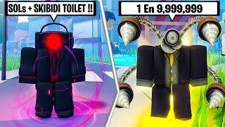 Nuevo RNG de Sol + SKIBIDI TOILET ABRE  ESTÁ GENIAL  Roblox Skibidi Toilet RNG