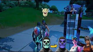 Toxic Player Reacts To Fake OG Turning Into The RAREST SKINS In Fortnite Party Royale