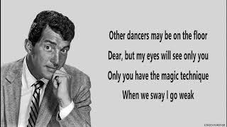 SWAY - Dean Martin  Lyrics