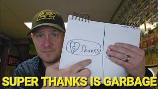 WHAT IS THE SUPER THANKS BUTTON ON YOUTUBE? DOES IT WORK? NOPE.