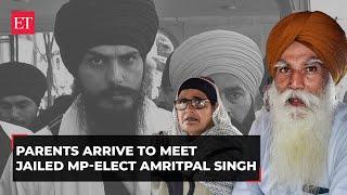 Assam Parents arrive to meet Amritpal Singh in Dibrugarh jail after his Lok Sabha win