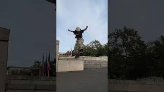 Street skateboarding in Paris