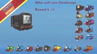 Is Diesel Fastest Superstar Racer? Superstar Racer Challenge Round5 #1 Two Players - Go Go Thomas