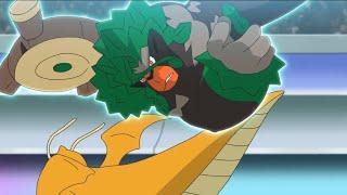 RILLABOOM Defeats DRAGONITE  Ash vs Leon  Dragonite vs Rillaboom full Battle  Journeys ep 131