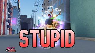 YBA STAR PLATINUM THE WORLD ZEPPELI HAMON IS ABSURD...