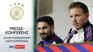 Pressekonferenz des DFB vor dem Spiel SPA - GER mit Julian Nagelsmann und Ilkay Gündogan  Teil 1