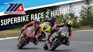 Steel Commander Superbike Race 2 at Ridge Motorsports Park 2024 - HIGHLIGHTS  MotoAmerica