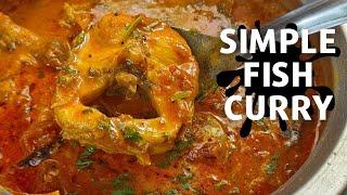 Simple Malaysian Fish Curry  Kari Ikan Tenggiri  Babas Fish Curry